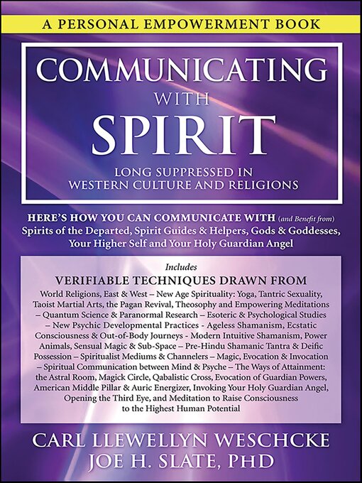 Title details for Communicating with Spirit by Carl Llewellyn Weschcke - Available